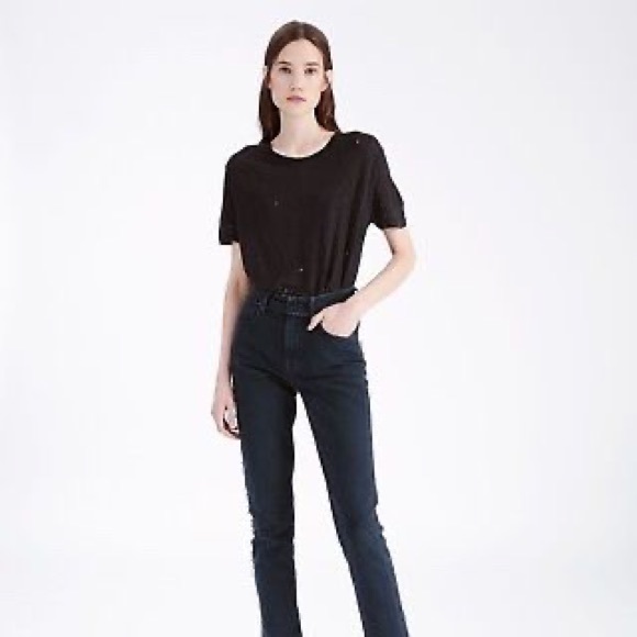 Black Distressed IRO Tee - Picture 2 of 7